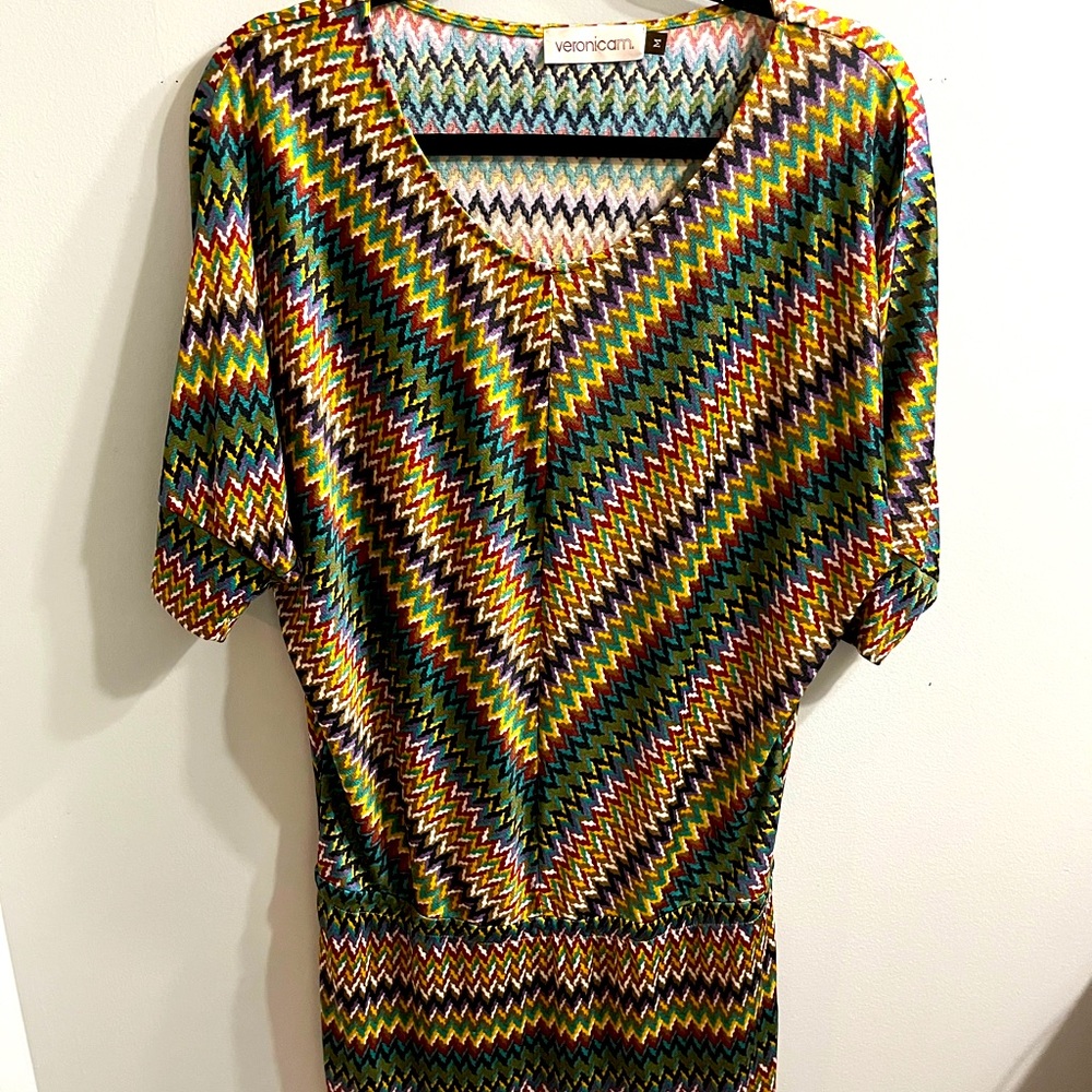 Veronica M Chevron Tunic Dress 💛